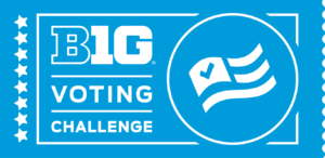 Big Ten Voting Challenge poster