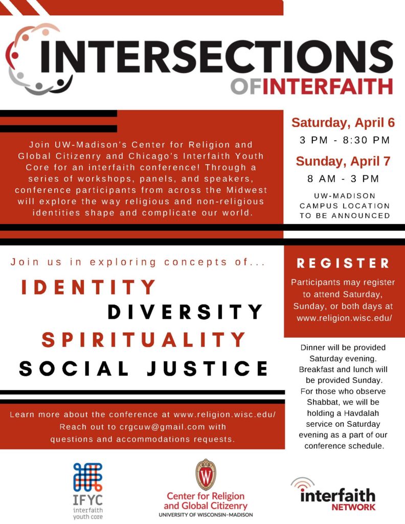 Interfaith CRGC Conference poster