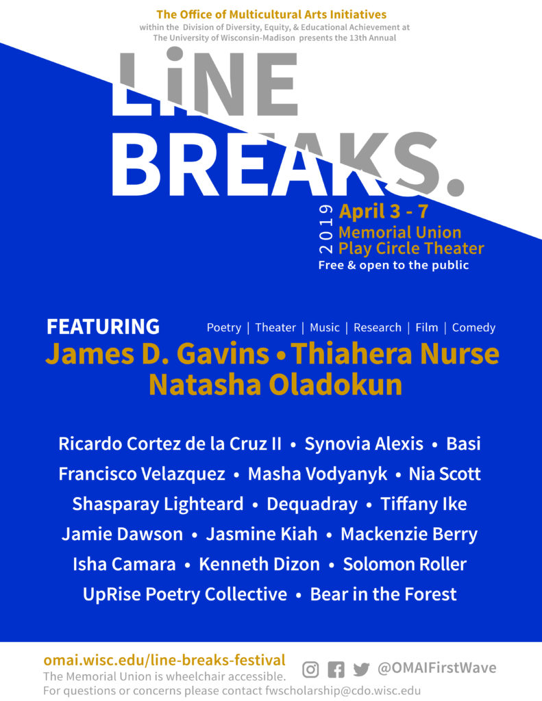 Line Breaks poster for 2019