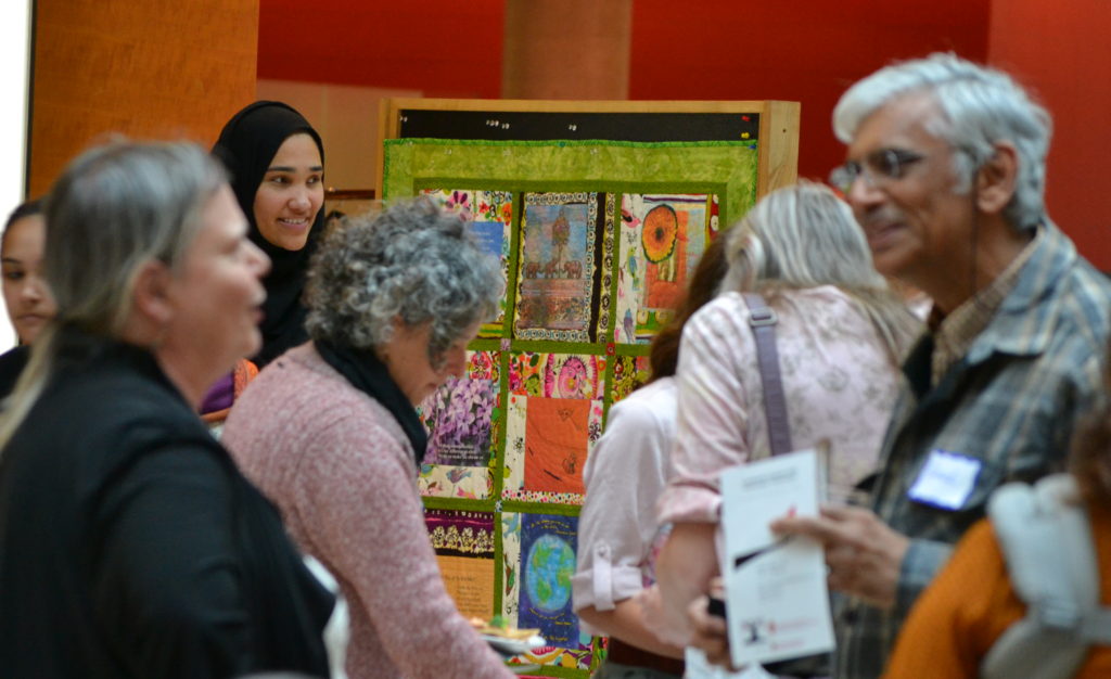 LI 20th Anniversary participants from left Angela Thorp, left rear, Melissa Mueller-Douglas, Amelia Royko Maurer, Toni Coles and Sharad Chandarana.