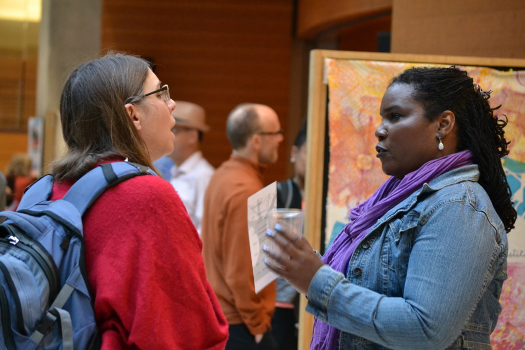 LI 20th Anniversary participants Sarah Hallas and Tena Madison.