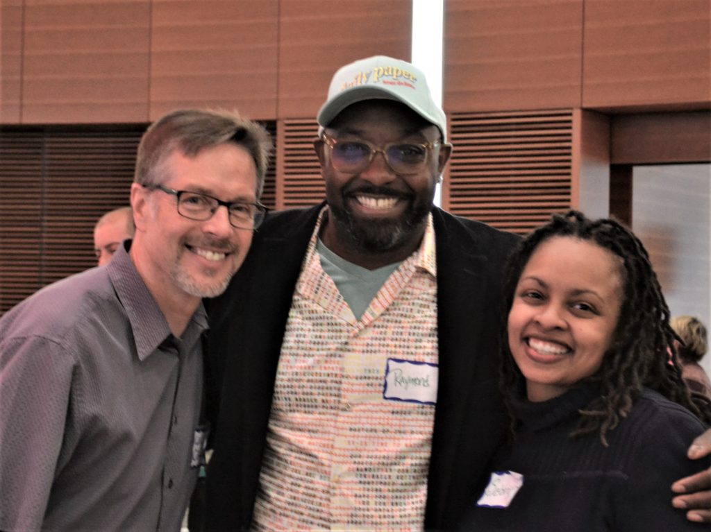 Will Clifton, Ray Neal and Sabrina Benson at the LI 20th Anniversary celebration.