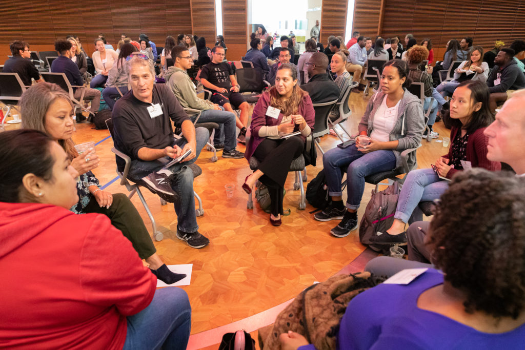 Hands-on learning Think Tank style, where business ideas are born. Photo by Amadou Kromah.