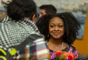 2019 Honoree Bianca Baldridge at the Outstanding Women of Color Awards on March 5, 2019, at the Pyle Center.