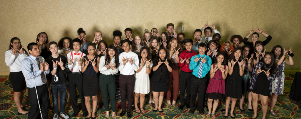 This yera's PEOPLE Elite, Rising Seniors with GPAs of 3.5 or higher, are recognized at the Annual PEOPLE Banquet July 21, 2017. DDEEA photo by Andy Manis. 