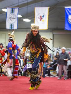 On Wisconsin Annual Spring Powwow male dancer