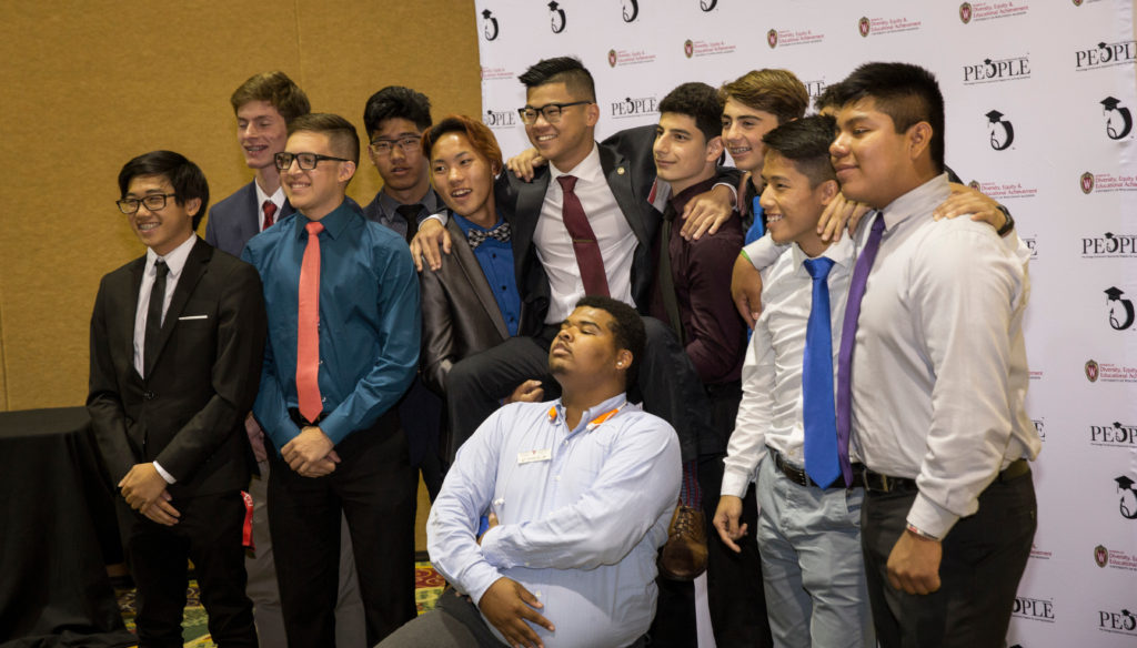 Rising hHgh School Seniors celebrate the completion of their final precollege summer session at the annual Recognition Banquet. PEOPLE Banquet July 21, 2017, in Middleton, WI. DDEEA photo by Andy Manis.