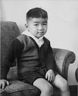 Sam Mihara as a child.