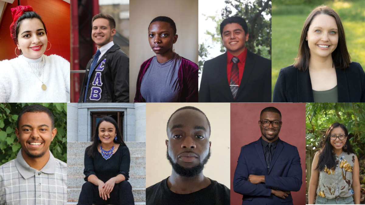 Collage of 10 headshots of the latest cohort of McNair Scholars