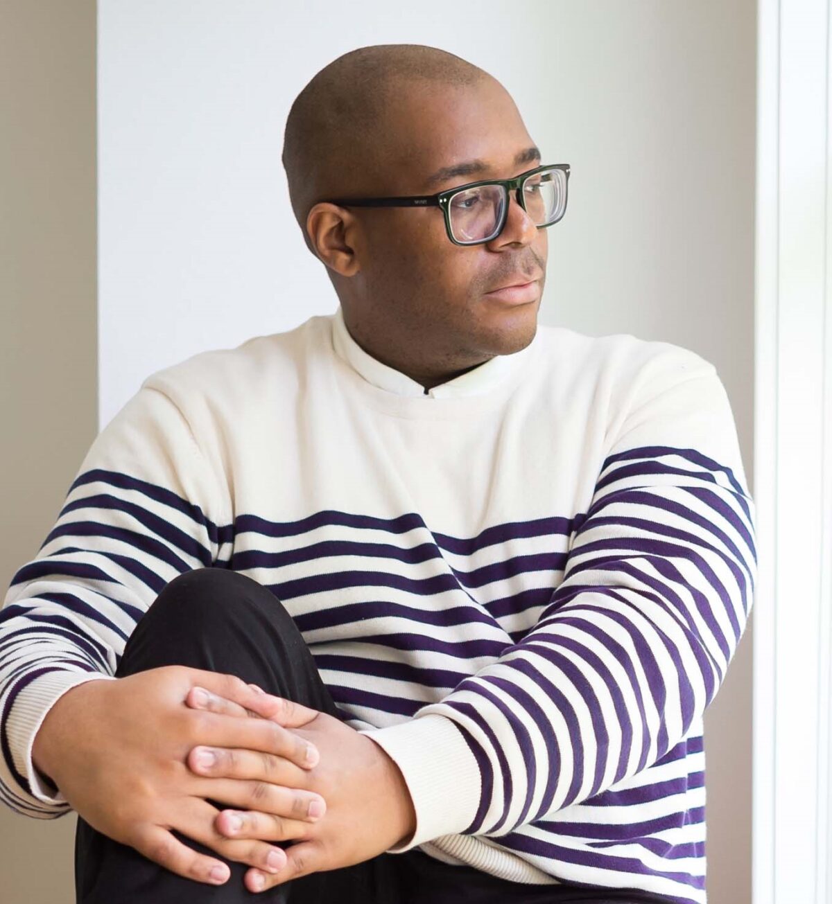 Potrat of author and UW alum Brandon Taylor