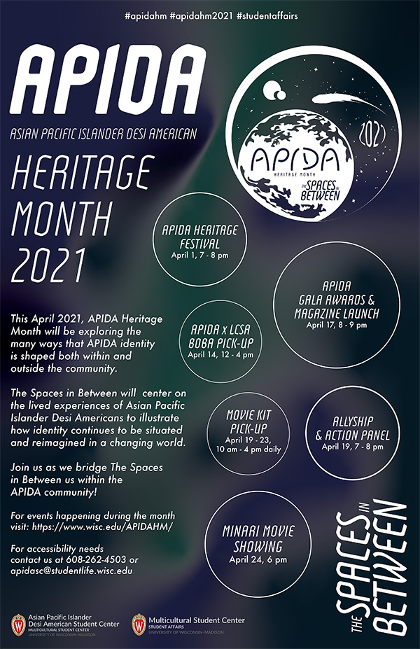 diversity.wisc.edu: Celebrating Asian Pacific Islander Desi American (APIDA) Heritage Month 2021 diversity.wisc.edu: Celebrating Asian Pacific Islander Desi American (APIDA) Heritage Month 2021