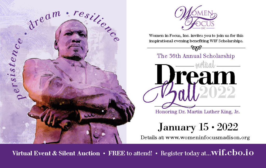 A poster advertizing the 2022 Dream Ball event. Details at the link in the text.